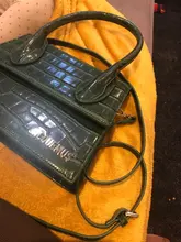 Square Bag Messenger-Bags Womens Handbag Crocodile-Pattern Shoulder Small Mini Fashion