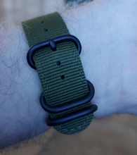 Correa de reloj de liberación rápida para hombre y mujer, banda de nailon de calidad NATO con hebilla negra de acero inoxidable, 18mm, 20mm,22mm,24mm