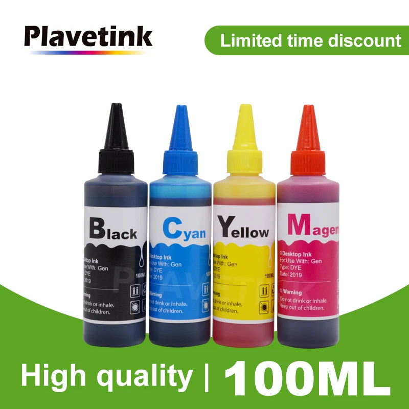 

Plavetink 4 Color Dye Ink Refill Kit For Canon PG445 CL446 PG440 CL441 PG510 CL511 PG512 CL513 PG545 CL546 PG540 CL541 Printer