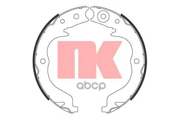Колодки Ст.Торм.Mitsubishi Outlander/Peugeot 4007/Subaru Impreza/Forester 08- Nk 2719757 Nk арт. 2719757