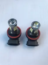 Bombillas LED antiniebla para conducción de coche, luz delantera antiniebla DE 9006 K, H8, H11, HB4, 6000, P13W, PSX24W, 2 uds.