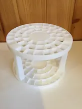 Soporte portátil para pincel de pintura, suministros de pintura para escritorio de estudiante, organizador, 49 agujeros, nuevo