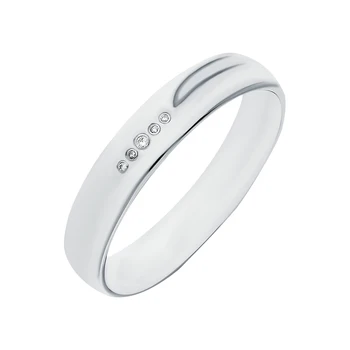 

Gold ring with diamonds sunlight sample 585