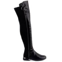 Guja Black Zipper Women Boots