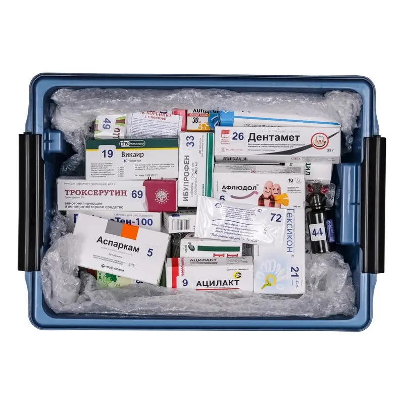 Instruction first-aid kit first aid container for home tactical travel car mask tourism vacation hiking pill case patch medical plaster adhesive transport family home dacha road teenagers women's men adults adolescent
