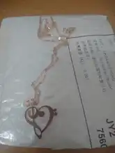 Charm Pendant Necklace Jewelry Music-Note Bass Clef Treble Stainless-Steel Heart Todorova