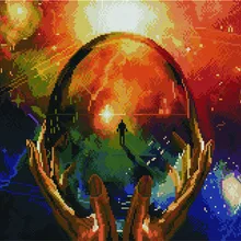 Алмазная мозаика APK 18006 В гармонии с собой 40*50 Эксклюзив