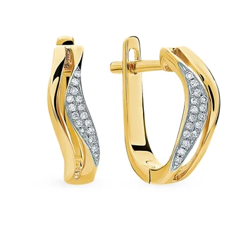 

Sunlight gold diamond earrings