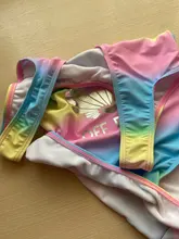 Girls Swimwear Beachwear One-Piece Outfit Rainbow-Print 2--11y Kids