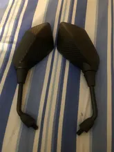 Scooter Rearview-Mirrors Carbon-Fiber Electrombile Lmodri E-Bike 10mm 8mm Convex Back-Side