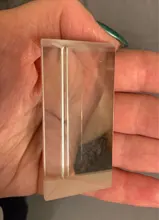 Prisma Triangular de 30x30x60mm, prismas de vidrio óptico BK7, enseñanza de física, espectro de luz refractado, arcoíris, para niños y estudiantes