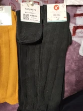 YWHUANSEN-Calcetines transpirables de encaje de algodón para niña, medias hasta la rodilla, para primavera, otoño e invierno, 1 par