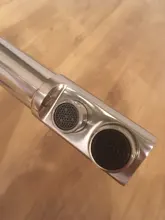 Tap Faucet-Mixer Sink Water-Purification Frap Dual-Handle Black Kitchen Rotation Letter-Design