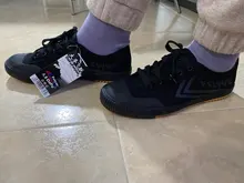 DAFUFEIYUE-zapatillas de deporte originales para hombre y mujer, zapatos clásicos de artes marciales, Taichi, Taekwondo, Wushu, Kungfu, suaves y cómodos, color negro