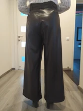 Trousers Leg-Pants Palazzo Oversized High-Waist Pantalon Female Wide Women Stylish ZANZEA