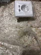 Coswall-Enchufe de pared con puerto USB, toma de corriente de 16A tipo europeo dual, para carga de 5V y 2.1A, con indicador LED, panel gris, negro, blanco o dorado