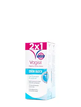 

Vagisil pack duplo odorblock 2x250ml helps prevent intimate smell.