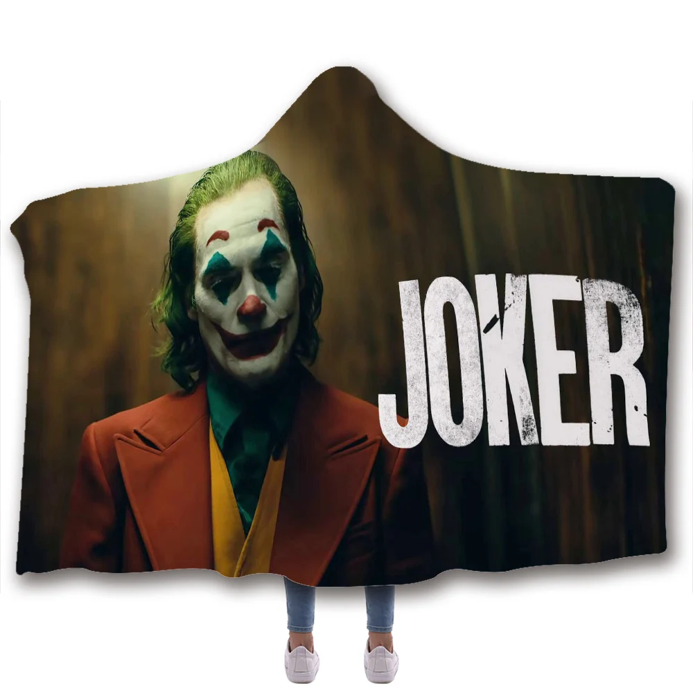 2019-Movie-Batman-Joker-3d-Blanket-Fleece-Hooded-Blankets-For-Adults-Kids-Sherpa-Throw-Blanket-Poncho (3)