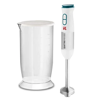 

Di4 QuattroMix 600 - Rod mixer, 600W, 20 speeds, Turbo function, Beat, Mince, Mix and Emulsify