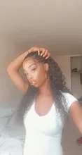 Pelucas frontales de onda profunda para mujeres negras 28 30 pulgadas, cabello humano rizado 13x4 brasileño Remy, peluca con malla Frontal ondulada y húmeda