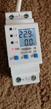 Voltmeter Protector Current Din-Rail Over-Under-Voltage Adjustable 230V 110V Kwh 63A