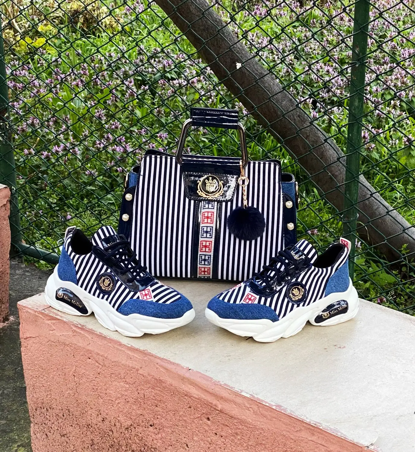 

Miss Melisa Shoe and bag Women's Sneakers and Bags Special Design of the New Year 2022 Model S169