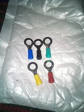 Ring Cable-Wire-Connector Insulated-Terminal Electrical-Crimp-Terminal 50PCS/100PCS RV2-6