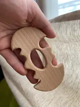 Chupete de madera con forma de Animal para bebé, colgante sin BPA, de haya, Koala, roedores, accesorios de gimnasio para bebé, productos para niños, 1 unidad