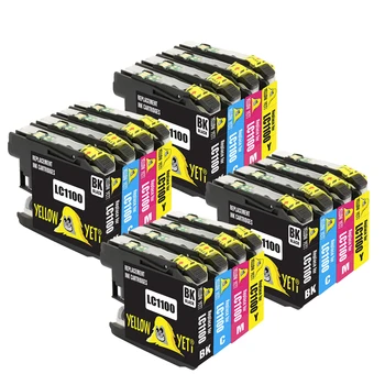 

16pcs Ink Cartridges LC980 LC61 LC985 LC1100 LC970 for Brother MFC-250C MFC-255CW DCP-373CW DCP-535CN DCP-585C 795CW Printer
