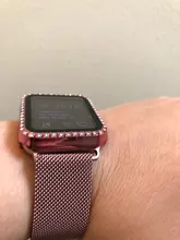 Protector de pantalla de cristal + cubierta para carcasa de reloj Apple, 44mm, 40mm, iWatch, 42mm, 38mm, accesorios para Apple Watch serie 5 4 3 SE 6