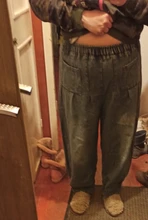 Sping-pantalones vaqueros holgados para mujer, Vaqueros informales, pantalones cruzados, bombachos Retro Vintage para mujer, bombachos 2021