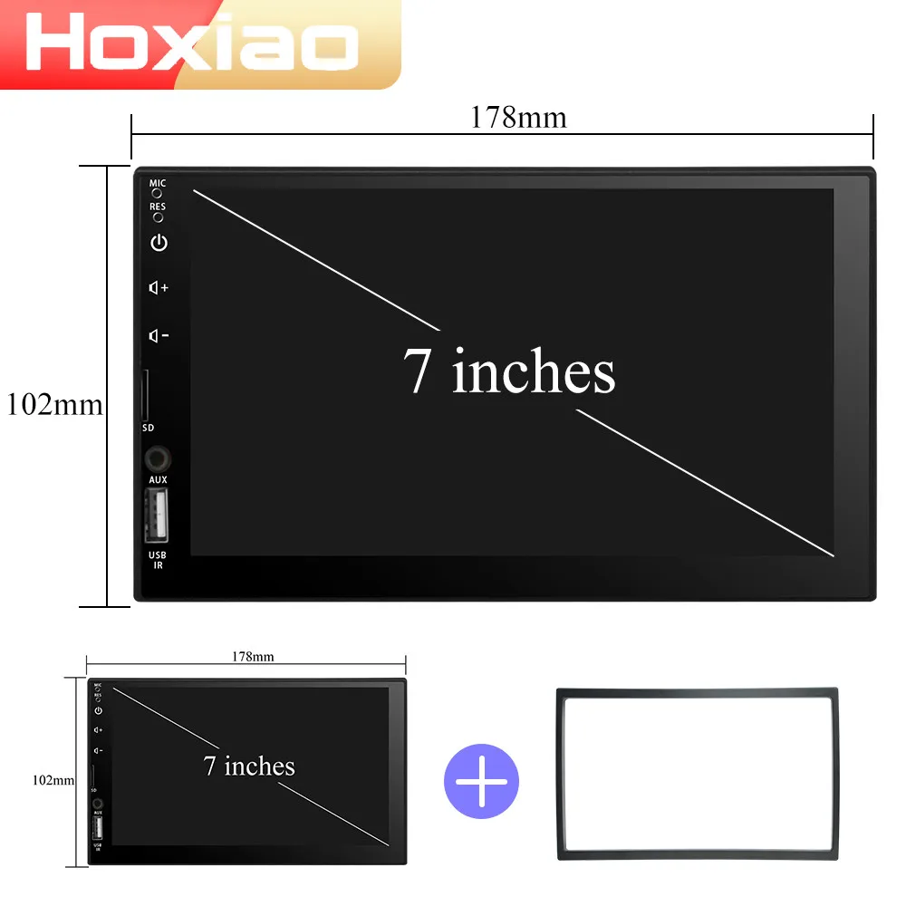 2DIN Android автомобильный мультимедийный плеер авторадио ram 2G rom 16G 3 2G 64G WiFi FM AM RDS DAB ISDB tv автомобильный аудио радио 2 Din навигация