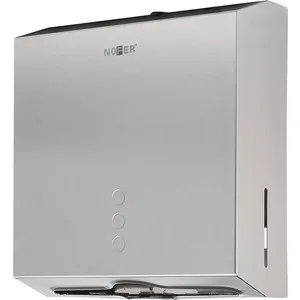 

Nofer tissue paper towel dispenser 450 sheets, Chrome/matte (04006.s)