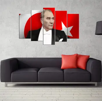 

Mustafa Kemal Ataturk 5 Piece Mdf Table