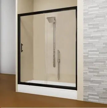 

Duşakabincim 159 Cm Sürgülü Tek Kapılı Siyah Kabin