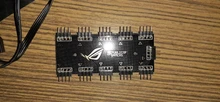RGB Extension-Cable Hub-Splitter 4pin ASUS 3pin/12v for GIGABYTE AURA Fan-Light 1-To-10-Port