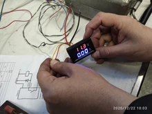 Voltmeter Led-Amp Digital High-Quality 100v 10a Blue DC Red Dual