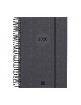 

SPIRAL AGENDA FUTURE DARK GRAY DAY FOR PAGE E11 166X242X20 MM 2020 FINOCAM