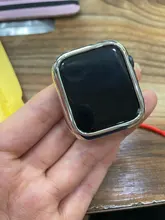 URVOI-funda para Apple Watch series 4 5 6, cubierta de marco de plástico duro brillante galvanoplastia para iWatch slim fit Ultra-funda fina