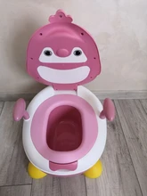 Olla para Bebé y Niño, lindo pingüino, altura Ajustable, asiento de entrenamiento orinal para bebé, inodoro portátil para bebés y niñas, Infantil