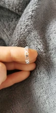 Anillos de corazón de amor hueco de Plata de Ley 925 para mujer, anillos de dedo de tamaño ajustable, joyería de boda para fiesta