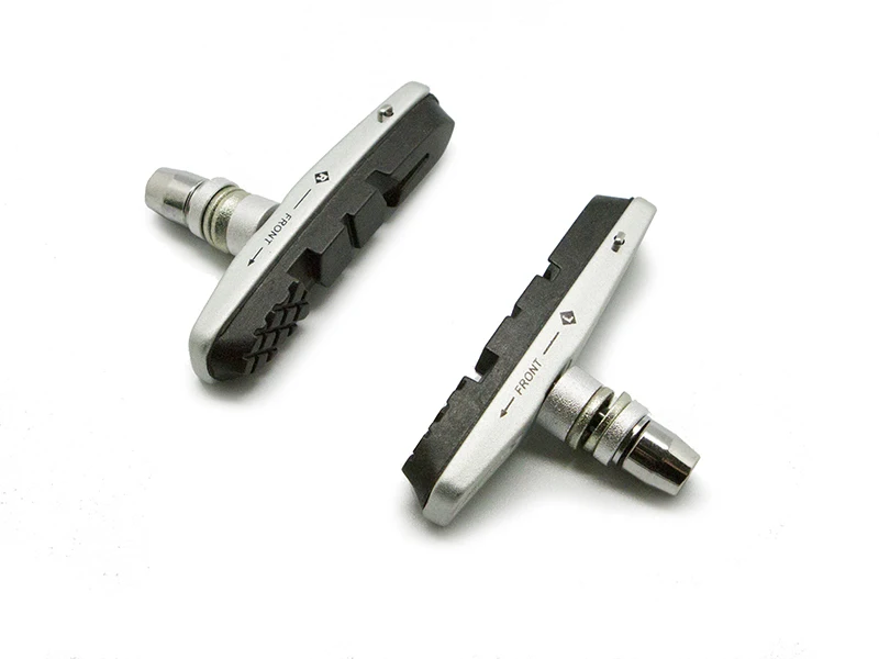 Brake pads for bicycle Baradine mtb 955vc for V brake, cartridge, threaded, 72mm, case silver