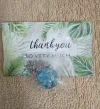 Collar con colgante de Luna y Bola de resina transparente para mujer, collar con cadena de nubes azules y blancas, regalos de joyería para niña