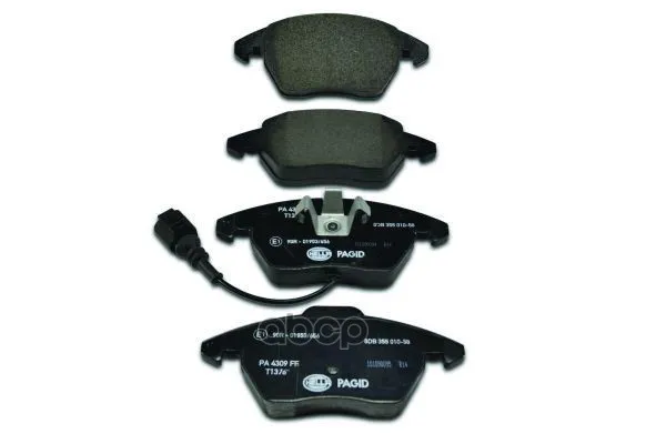 Колодки Тормозные Audi A3/Volkswagen G5/Passat 06/Touran 0306/Caddy 04 Пер. Pagid 8db355010581 Pagid арт. 8DB355010581