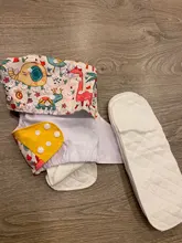 10 Uds. Ropa de pañales de bebé reutilizable insertos 1 pieza 3 capa inserto 100% algodón lavable cuidado del bebé pañal ecológico