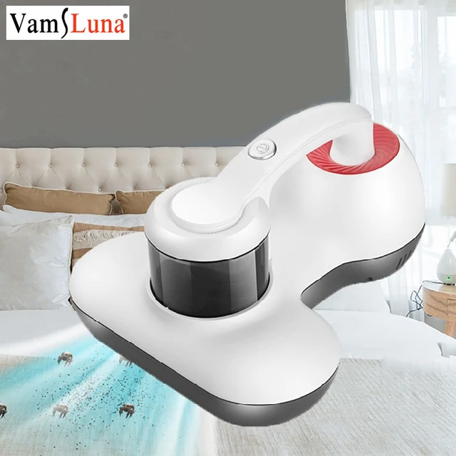 Aspiradora portátil para el hogar, eliminador de ácaros, limpiador de  alfombras para cama, sofá, eliminador de ácaros, recargable por USB -  AliExpress