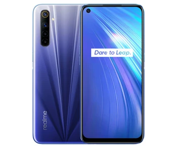 

REALME 6 COMET BLUE 4G DUAL SIM 6.5 ''FHD IPS +/8CORE/128GB/4GB RAM/64 + 8 + 2 + 2MP/16MP