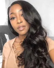 Mechones brasileños ondulados con 100% Frontal cabello humano, 2/3/4 mechones con cierre HD transparente, encaje Frontal con mechones