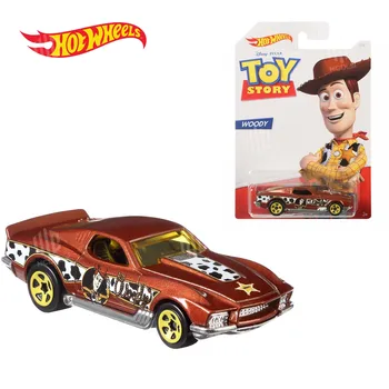 Hot Wheels Disney Pixar Toy Story 1 64 skala pojazdu Metal Diecas samochodzik dla dziecka Model Hot Wheels kolekcjonerskie zabawki prezentowe dla dzieci GDG83 tanie i dobre opinie MATTEL BY (pochodzenie) Bez baterii odlew GDG93 1 64 3 Years and Up Samochód 4-6y 7-12y 12 + y