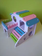 Sleeping-House Hamster Nest Animal-Supplies Small Luxury Home Cage Pet Wooden Hideout